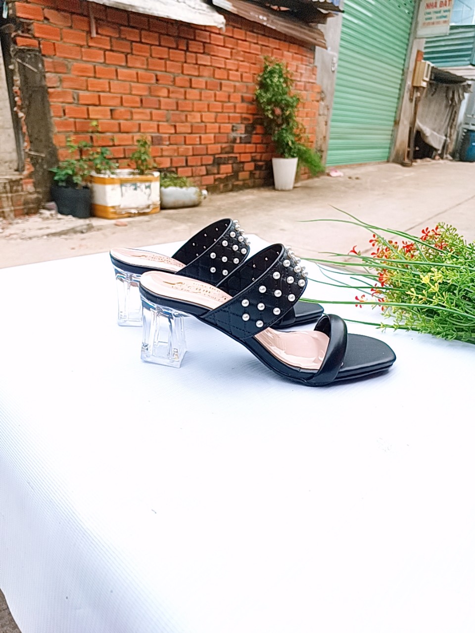 Ảnh thật giày cao gót nữ size nhỏ 33 đến bigsize 44 dành cho trung niên