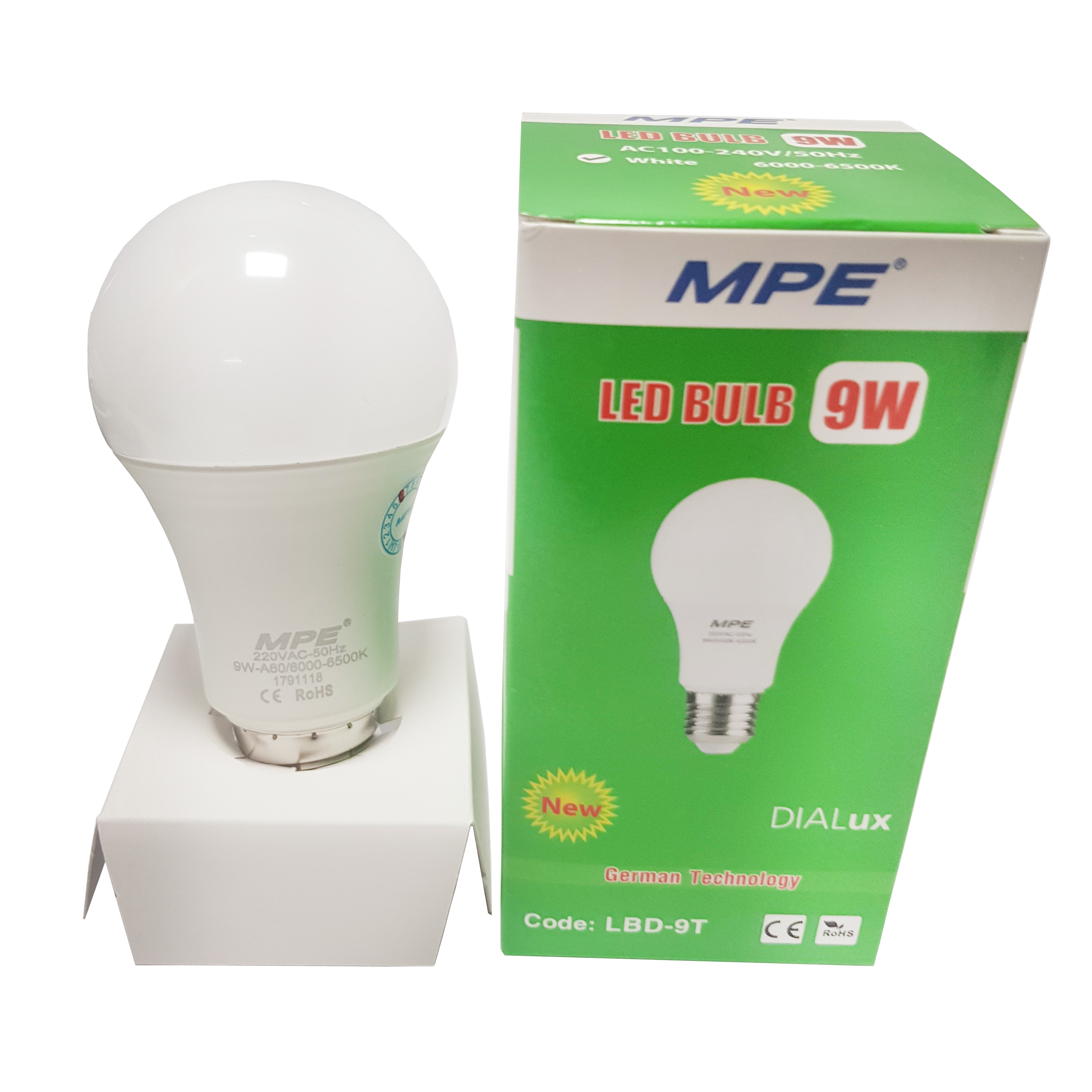 Bóng đèn LED bulb MPE 3W - 5W - 7W - 9W - 12W - 15W ( tiêu chuẩn Châu Âu )