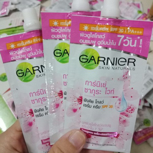 HỘP 6 GÓI KEM DƯỠNG DA CAO CẤP GARNIER ( HÀNG CHÍNH HÃNG  NGUYÊN HỘP )