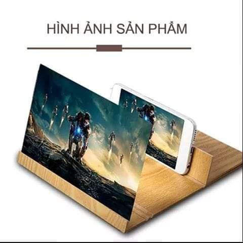 Kính Phóng Đại màn hình 3D 4D điện thoại vân gỗ