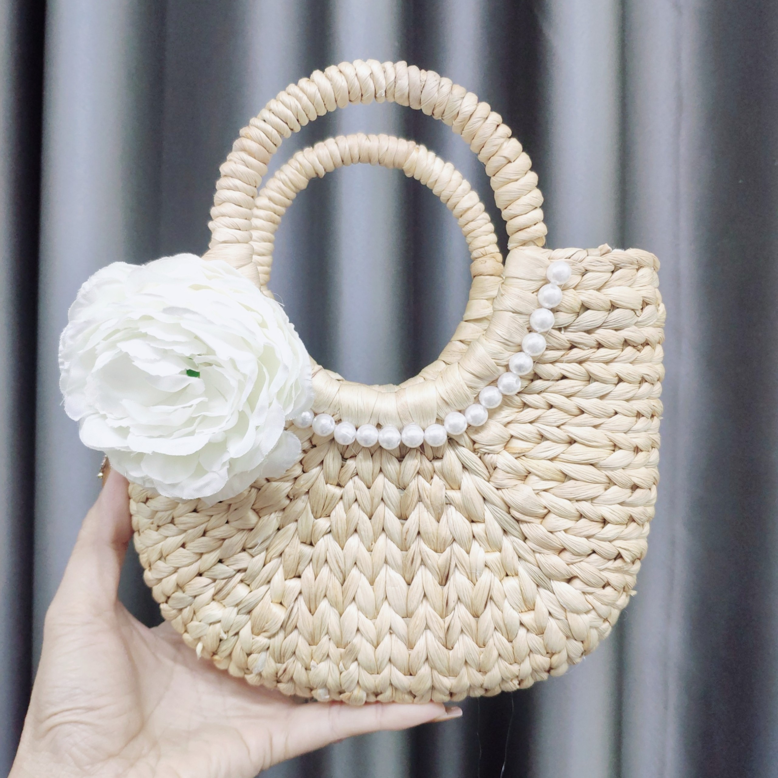 Bag water hyacinth handmade
