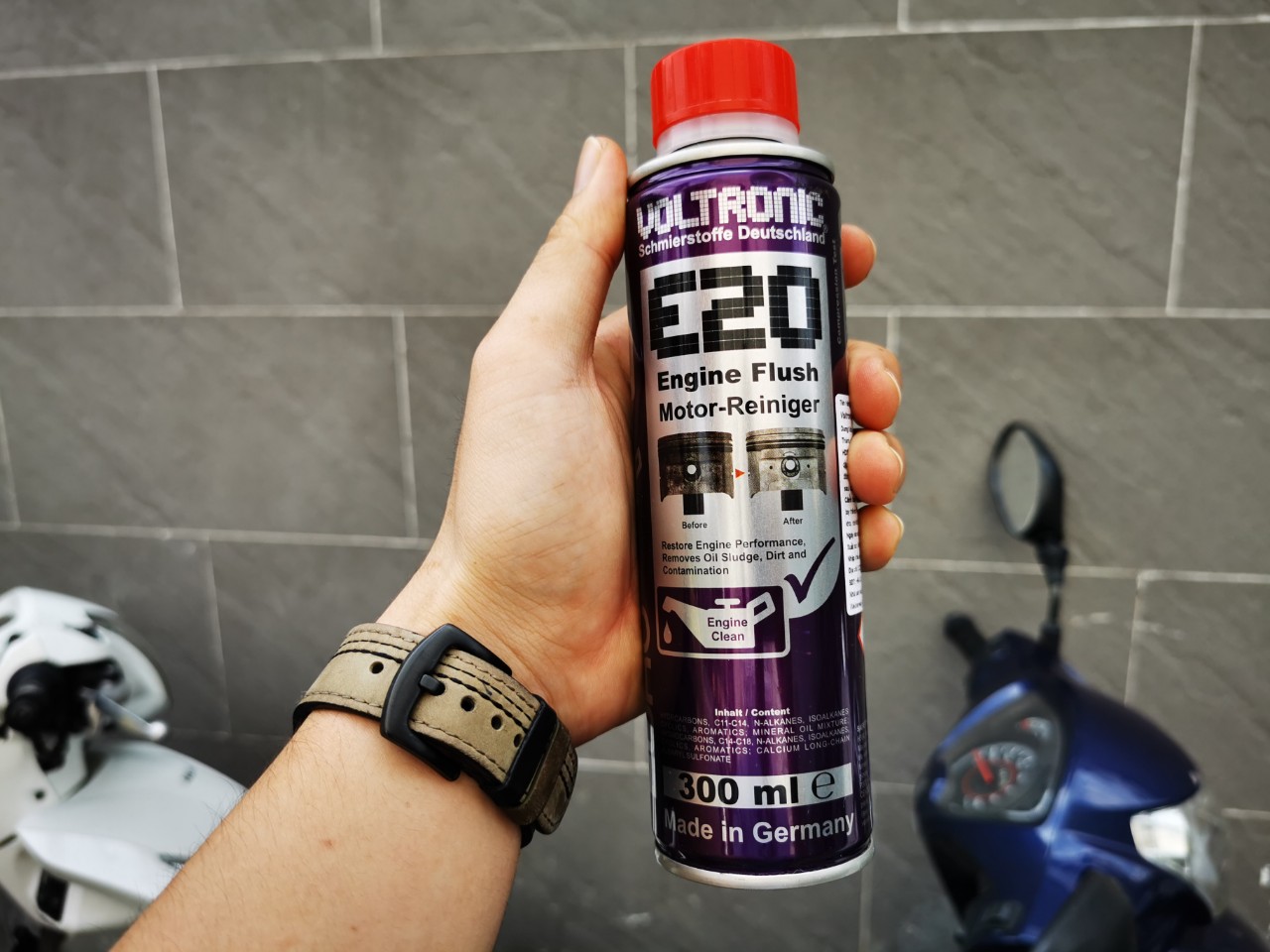 [HCM]Dung Dịch Vệ Sinh Rửa Động Cơ Voltronic E20 60ml
