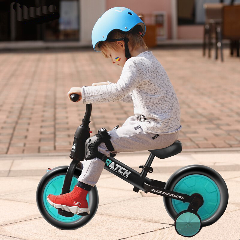 xe thăng bằng tập đi tập đạp cho bé scratch kèm bánh phụ và bàn đạp dễ 8