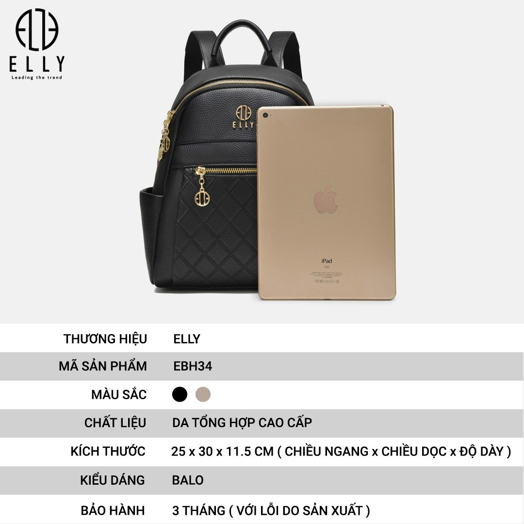 Balo nữ thời trang cao cấp ELLY – EBH34