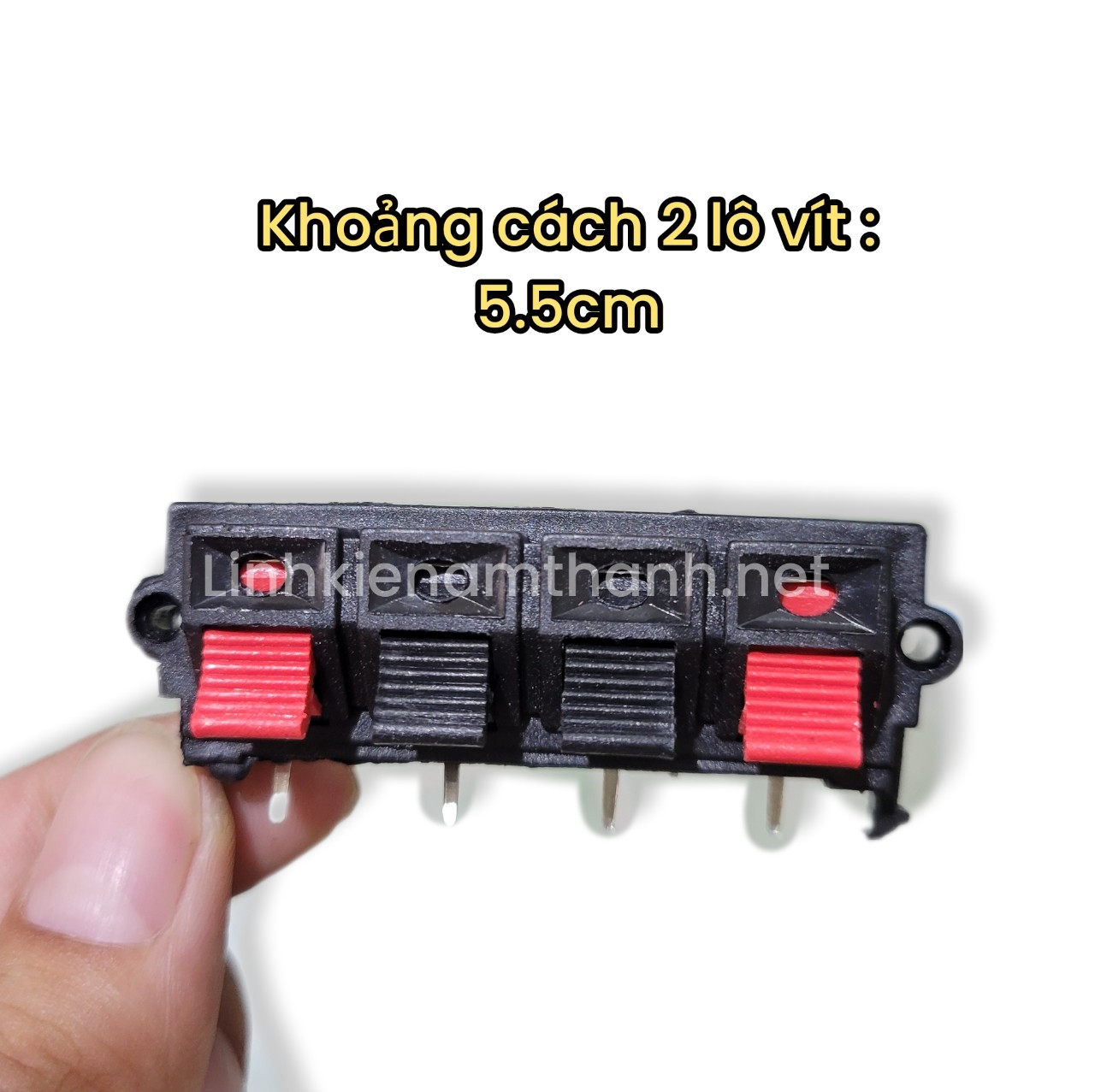 Trạm loa ampli 4 lỗ dài 5.5cm