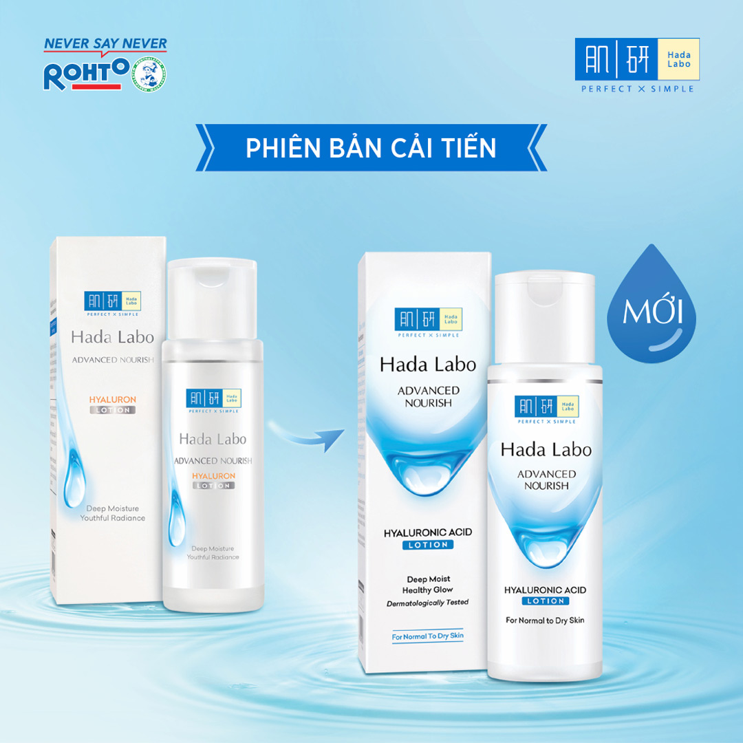 [HCM]Dung dịch dưỡng ẩm tối ưu Hada Labo Advanced Nourish Hyaluron Lotion da thường 100ml