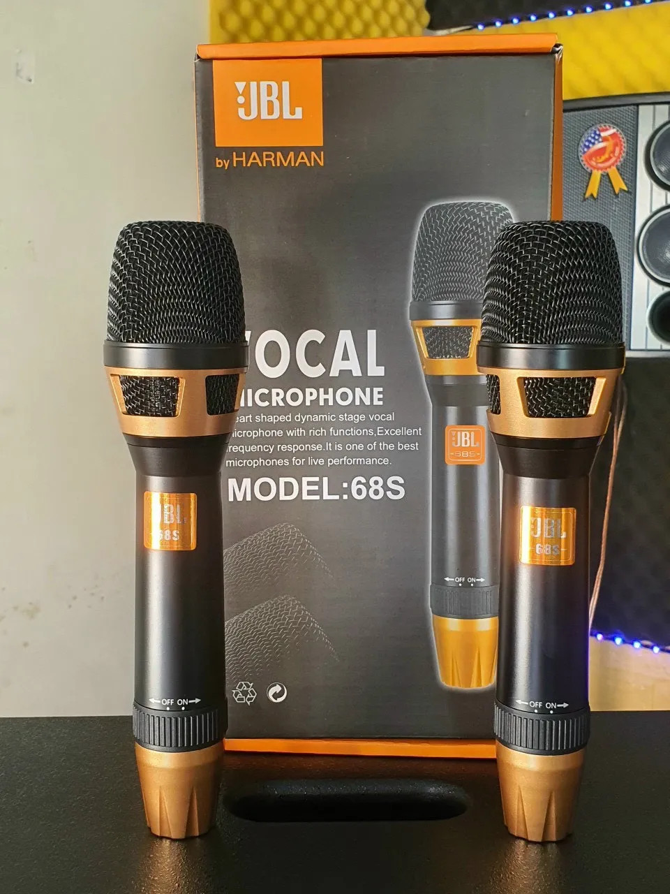 Micro có dây, micro hát karaoke chuyên nghiệp, micro jbl 68s cao cấp, micro chống hú, rè cực tốt, micro karaoke cho gia đình, hội trường, thuyết trình...