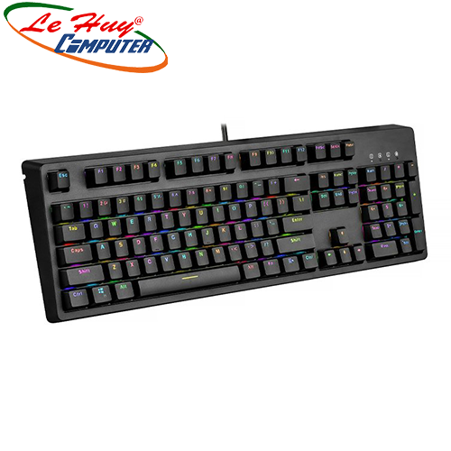 Bàn phím cơ E-Dra EK3104 Gaming Led Rainbow (Red Switch) Version 2021