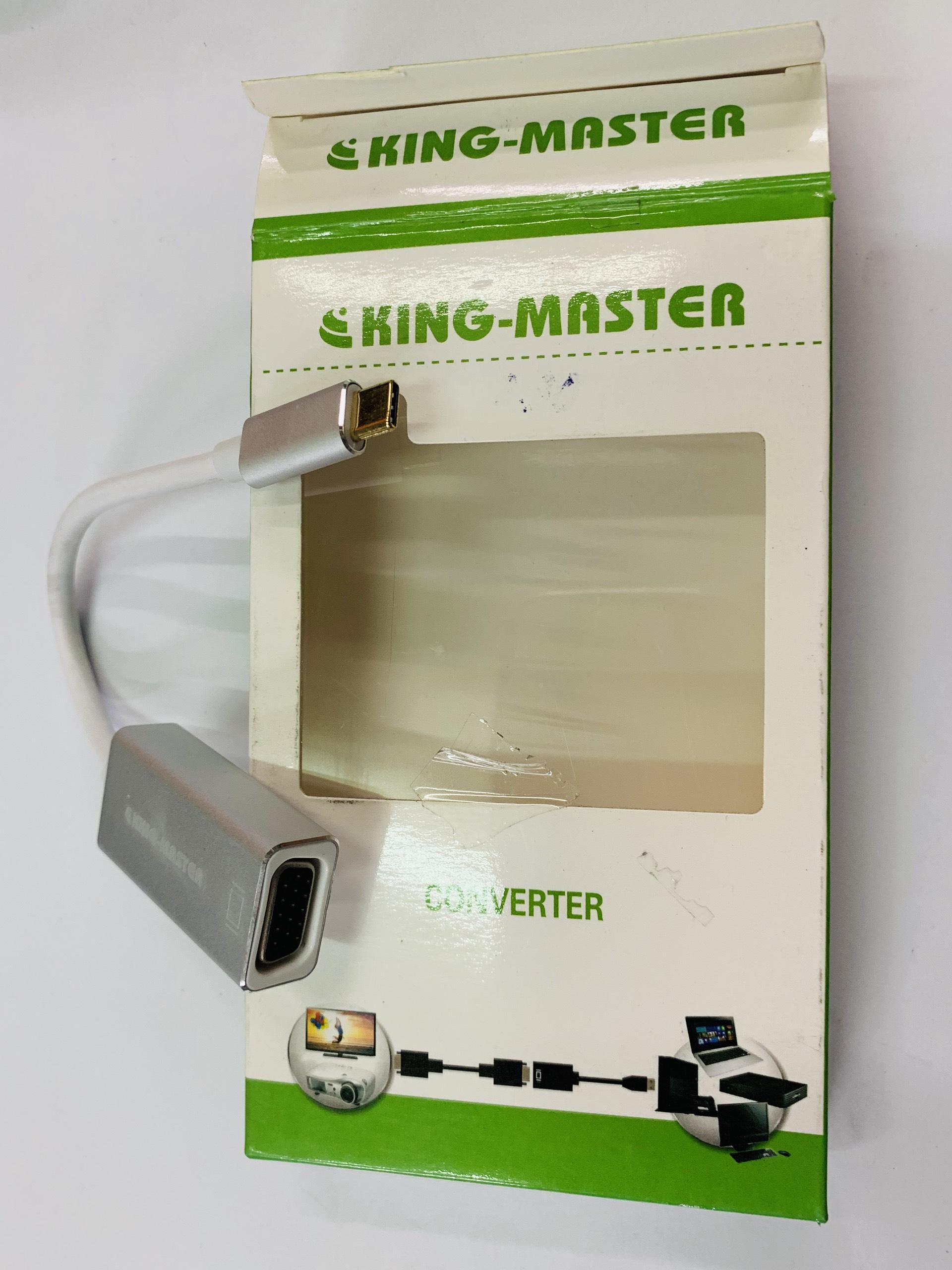 [HCM]Cáp chuyển Type C sang Vga Kingmaster KV-V001S
