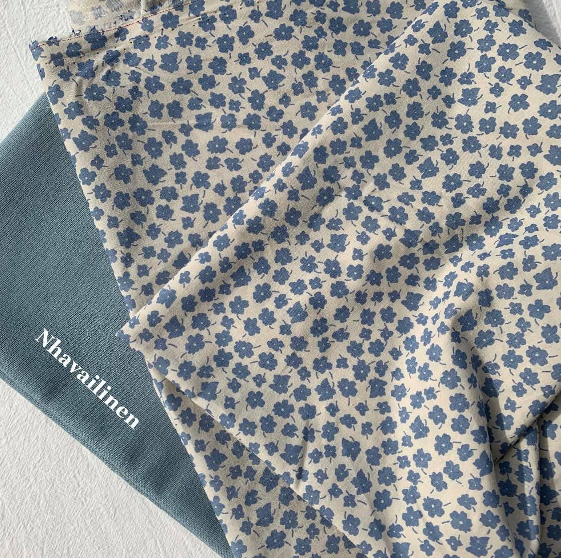 [HCM]Vải cotton hoa cam