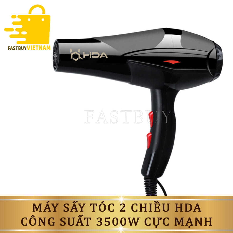 Máy sấy tóc mini đa năng không cánh, tạo kiểu 3 trong 1 chuyên nghiệp, không gây hư tổn tóc + tặng 3 lược sấy tiên dụng