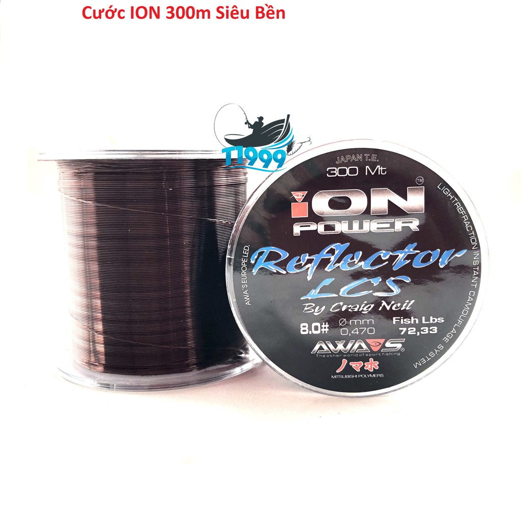 Cước câu cá 300m siêu bền T1999  (cam kết đổi trả trong 2 tuần đầu)