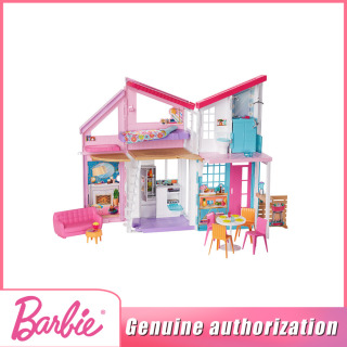 Barbie Đồ chơi nhà cho bé gái Barbie Fantasy Castle Đồ chơi công chúa nhỏ-Ngôi nhà thành phố Malibu mới của Barbie FXG57 Đảm bảo chính hãng Nhập khẩu từ Mỹ thumbnail