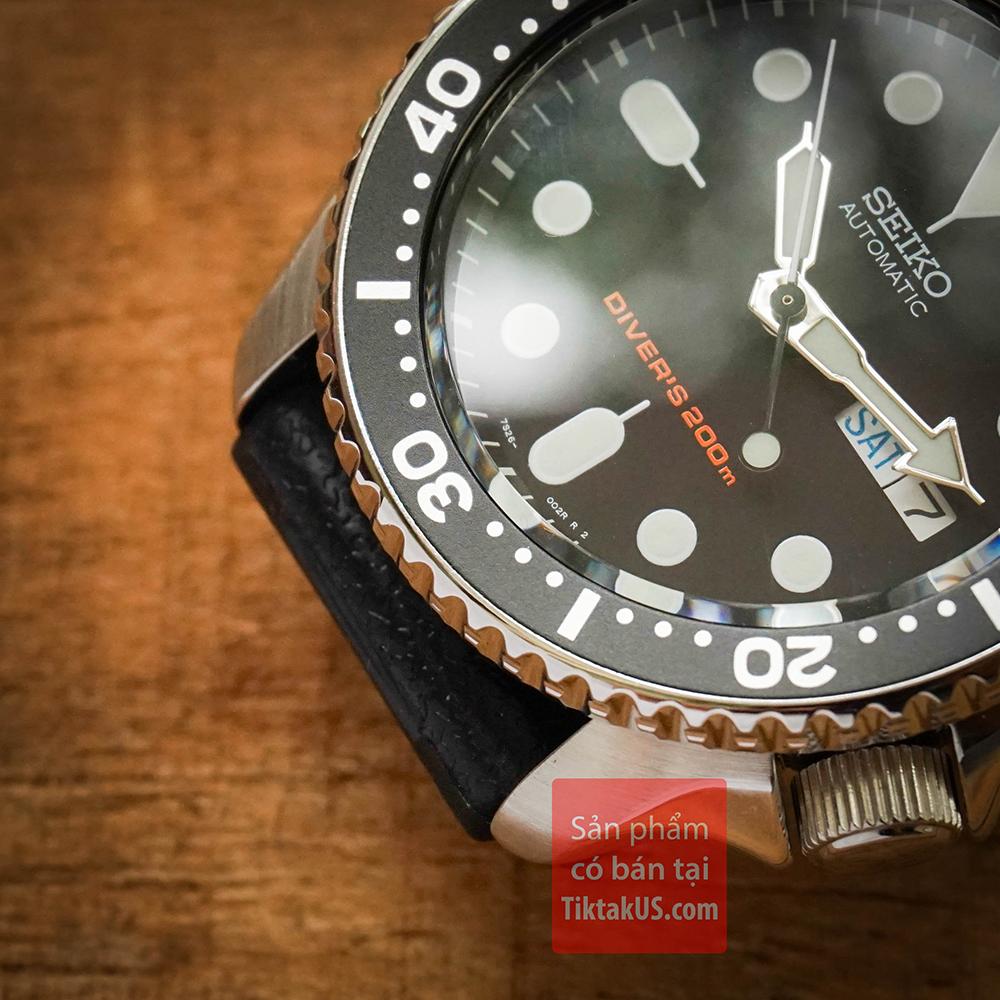 Đồng hồ nam Automatic Seiko SKX007KC dây cao su.