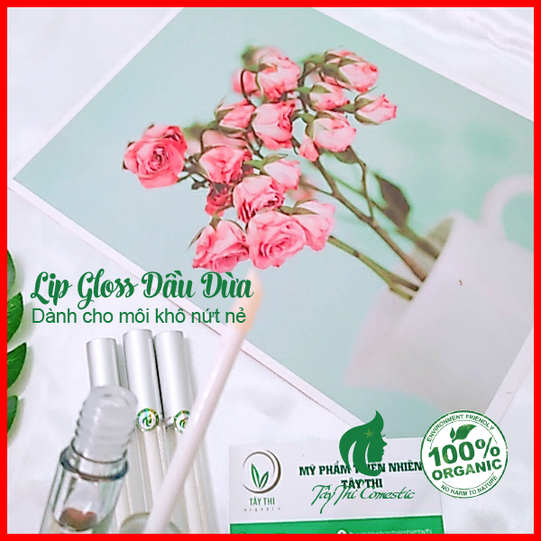[HCM]Lip Gloss Dầu Dừa Dưỡng Môi