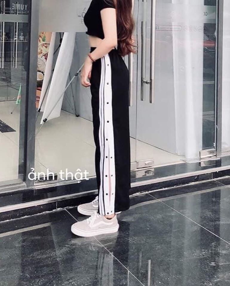 Quần dài nữ, chất poly 2 da co giãn tốt, Đặc Biệt có 16 nút