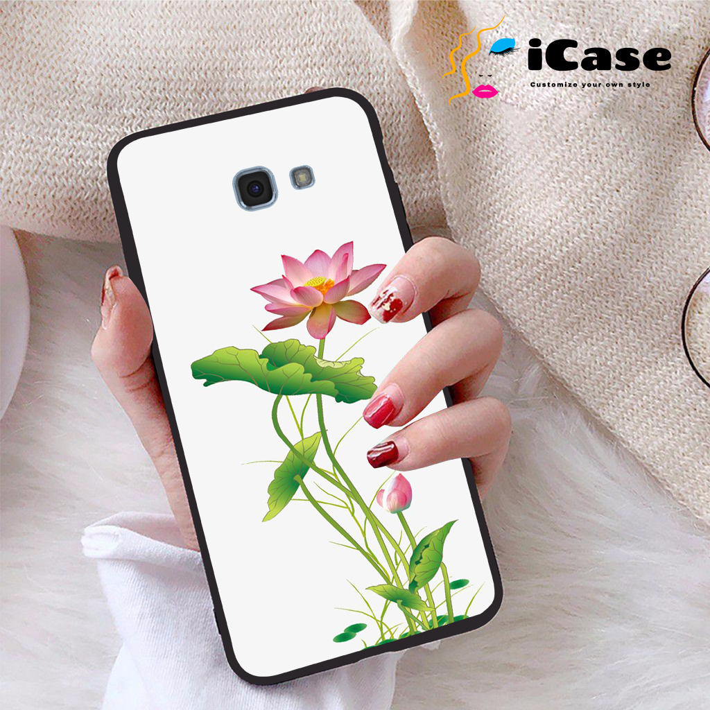 Ốp lưng Samsung Galaxy A7 2017 viền dẻo TPU BST Sen