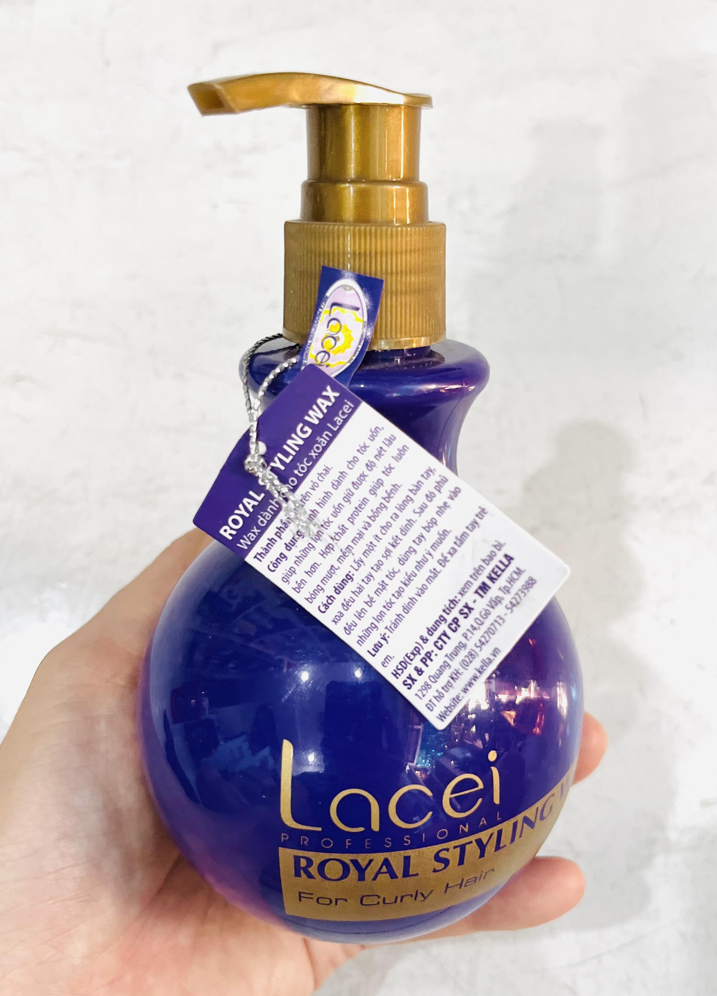 [HCM] Wax tóc tạo kiểu dành cho tóc uốn Lacei tím 300ml