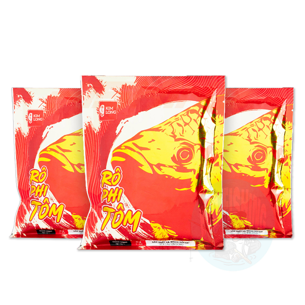 Mồi rô phi gan - tôm kim long 150g câu cá rô phi siêu nhạy