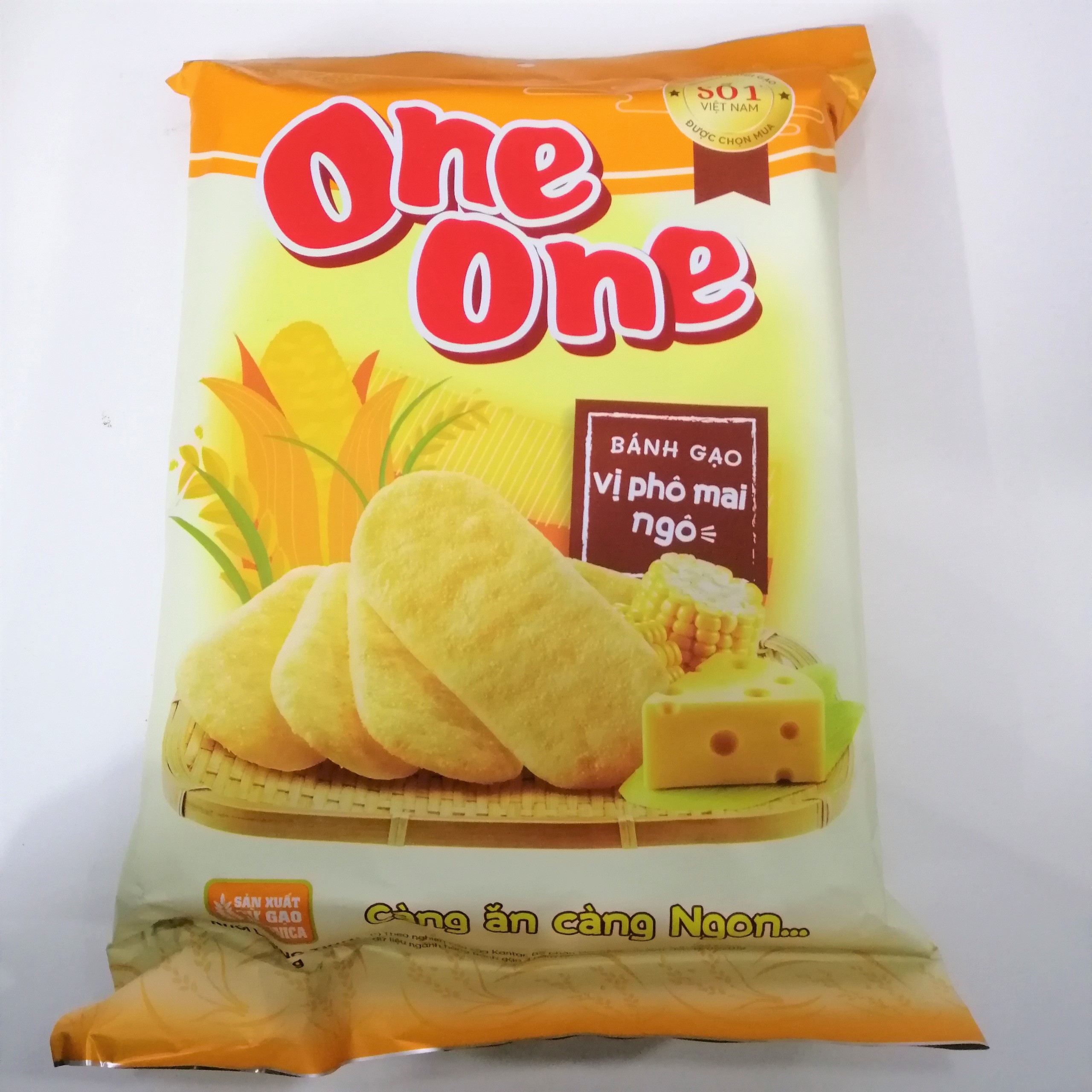 Bánh Gạo One One Vị Bắp Phômai (Gói 118g) (Giảm 20K ship cho đơn từ 49K)