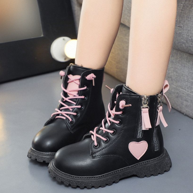 Giày bốt bé gái ( cao cấp ) Da mềm êm chân size 26-37 BG249