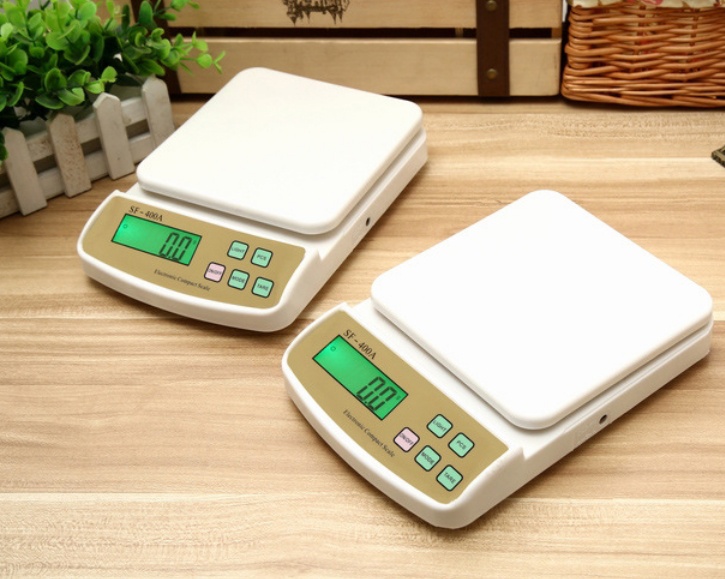 Freeship max - cân điện tử để bàn sf-400a loại 10kg /1g - bấm là mua