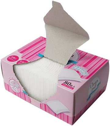 [HOÀN TIỀN 10%]Bông tẩy trang Clean Puff Nhật Bản (hộp 80 miếng , set 2 hộp)