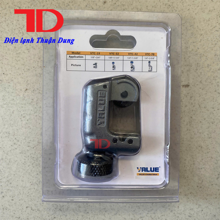 DAO CẮT ỐNG ĐỒNG MINI VALUE PHI 6 - 16 - Điện Lạnh Thuận Dung