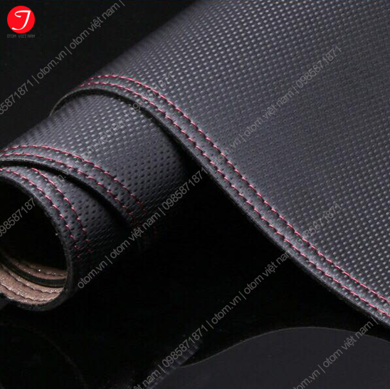 Thảm Taplo Da Vân Các Bon Loại Dày 2 Đường Chỉ ( xe Fordtuner 2016 - 2019)