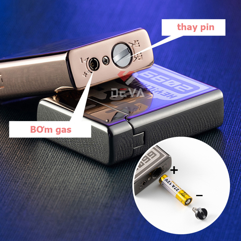 Bật lửa cảm ứng dùng pin 2099 - Nhạy lửa thời trang - phong cách