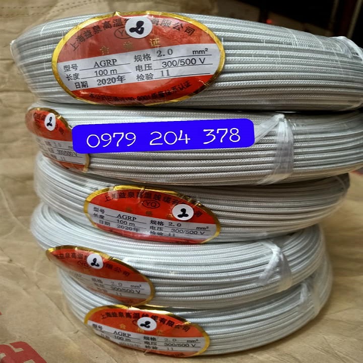 [HCM]Dây điện chịu nhiệt 2ly-10m/cuộn