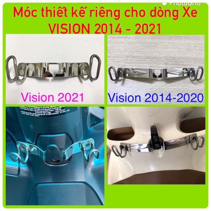 [HCM]MÓC TREO ĐỒ VISION 2021 INOX