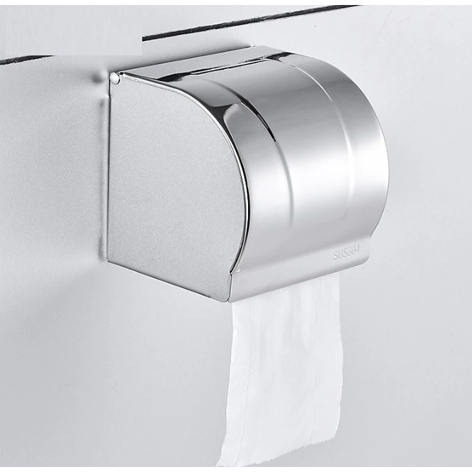 Hộp đựng giấy vệ sinh nhà tắm inox 304