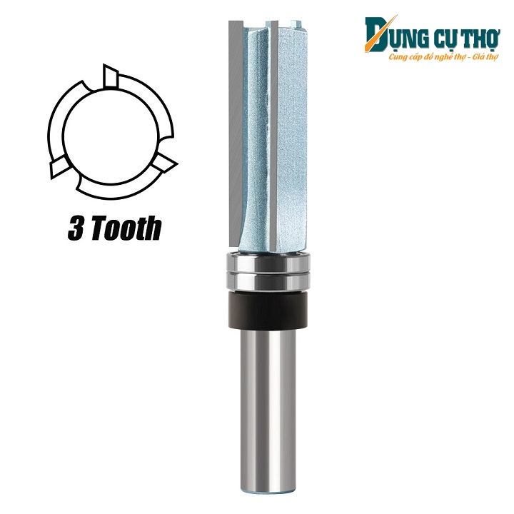 MŨI SOI GỖ PHAY NỀN 3 CÁNH CỐT 12.7MM