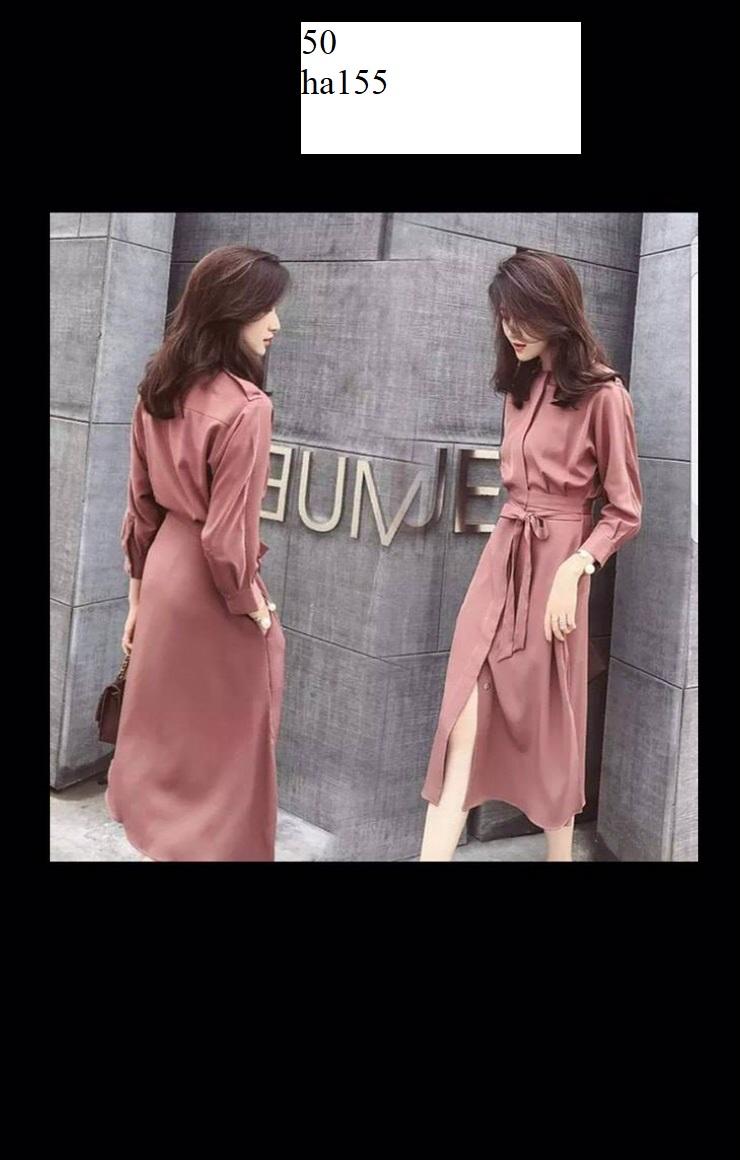 ha155- Đầm sơ mi cao cấp