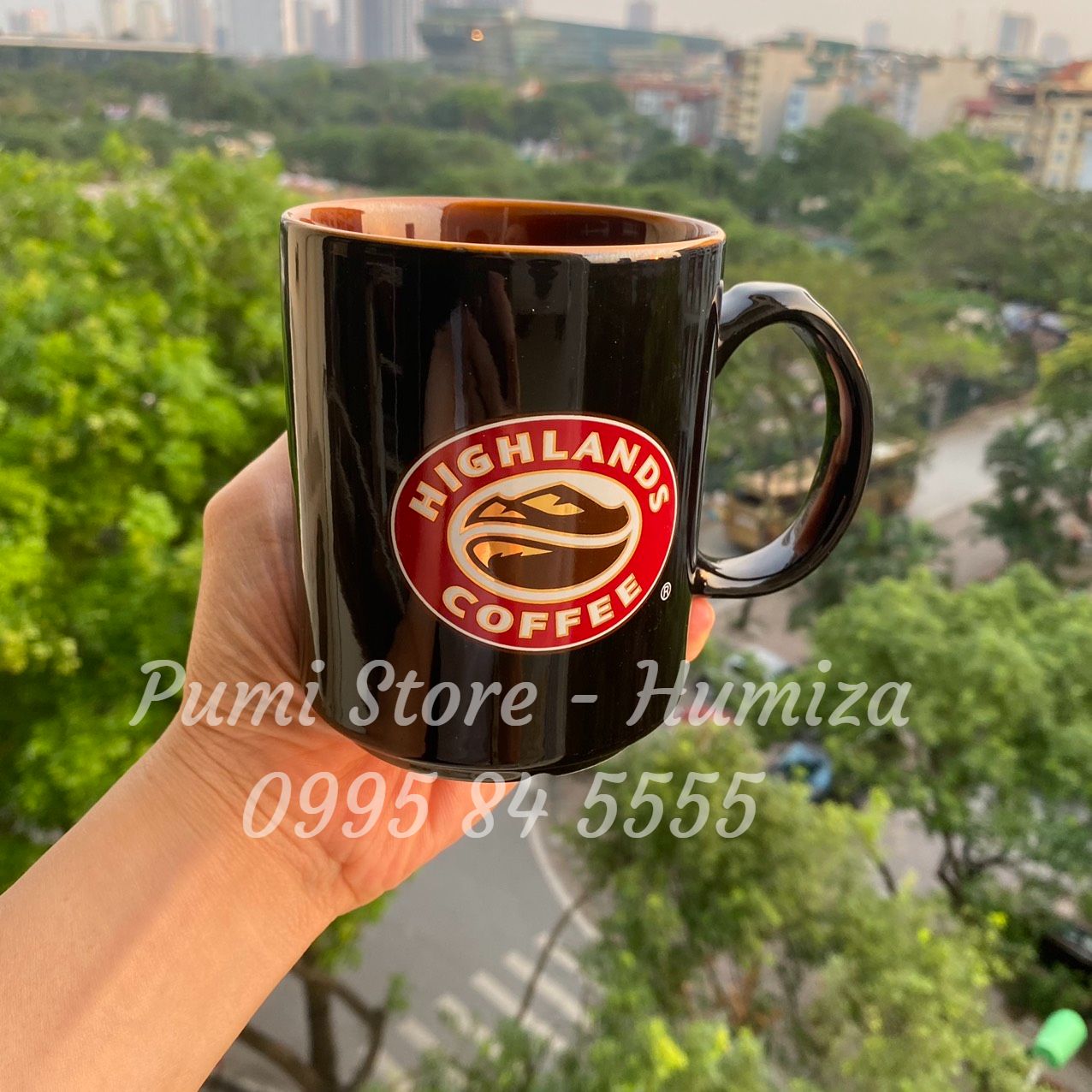Ly sứ Highlands Coffee 430ml - Hàng chính hãng