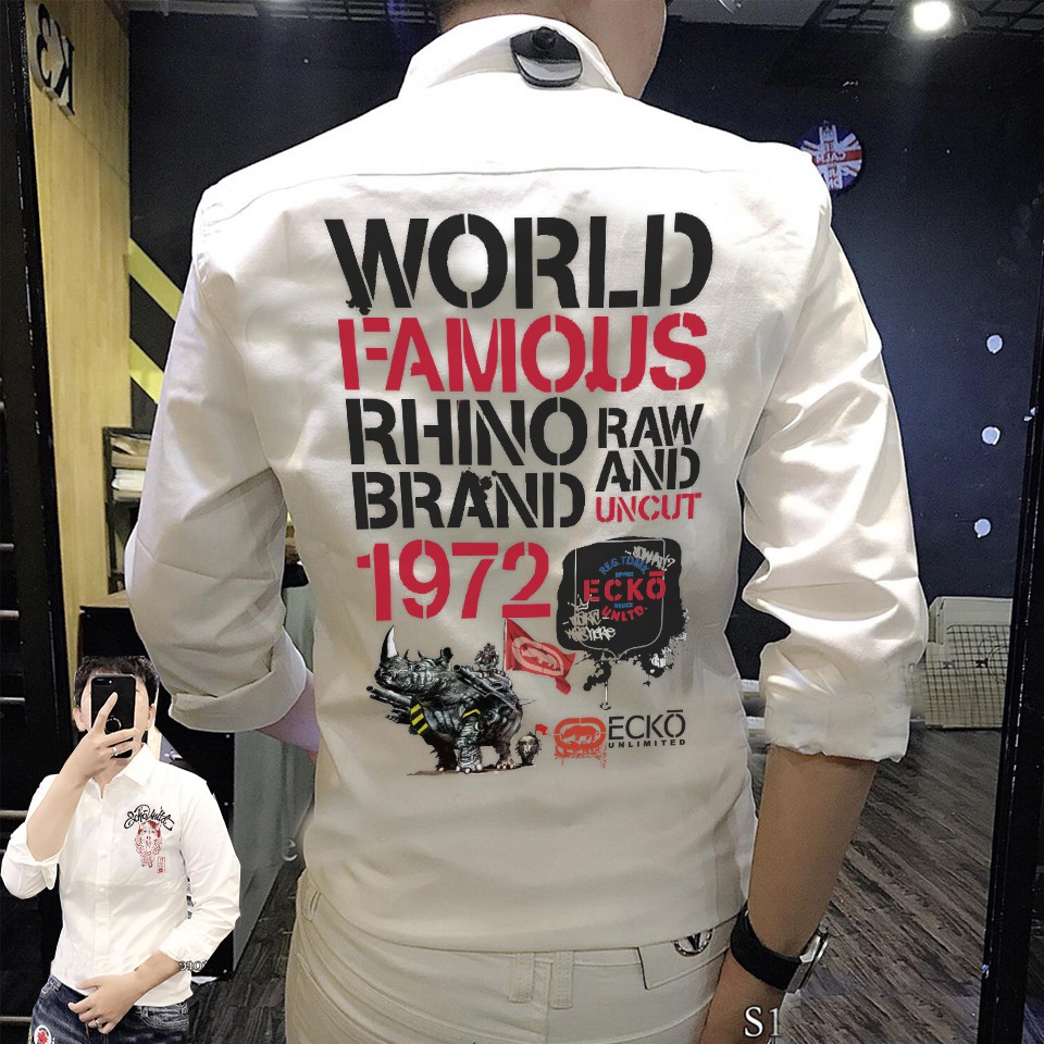 [HCM]ÁO SƠ MI NAM ECKO UNLTD CỰC NAM TÍNH | FORM CHUẨN