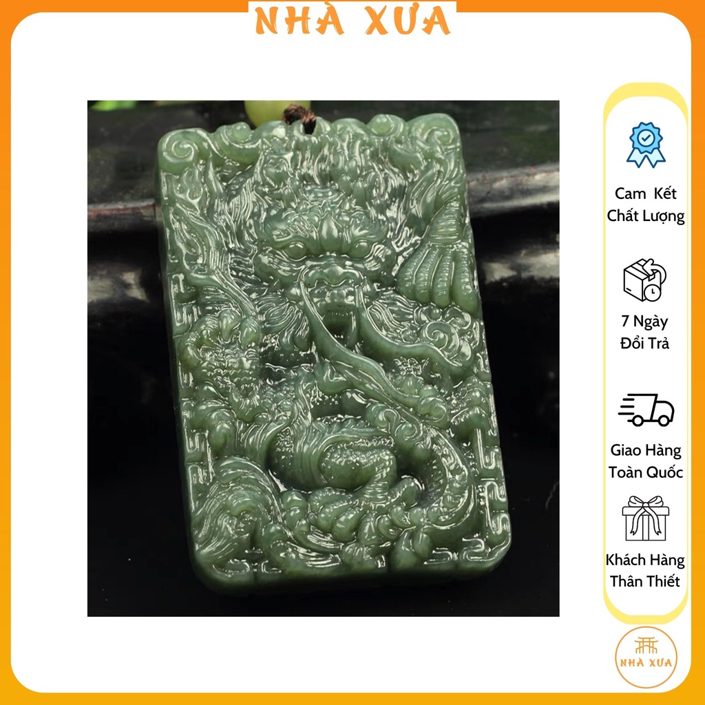 Dây Truyền Đá Thanh Long Đá Ngọc Bích