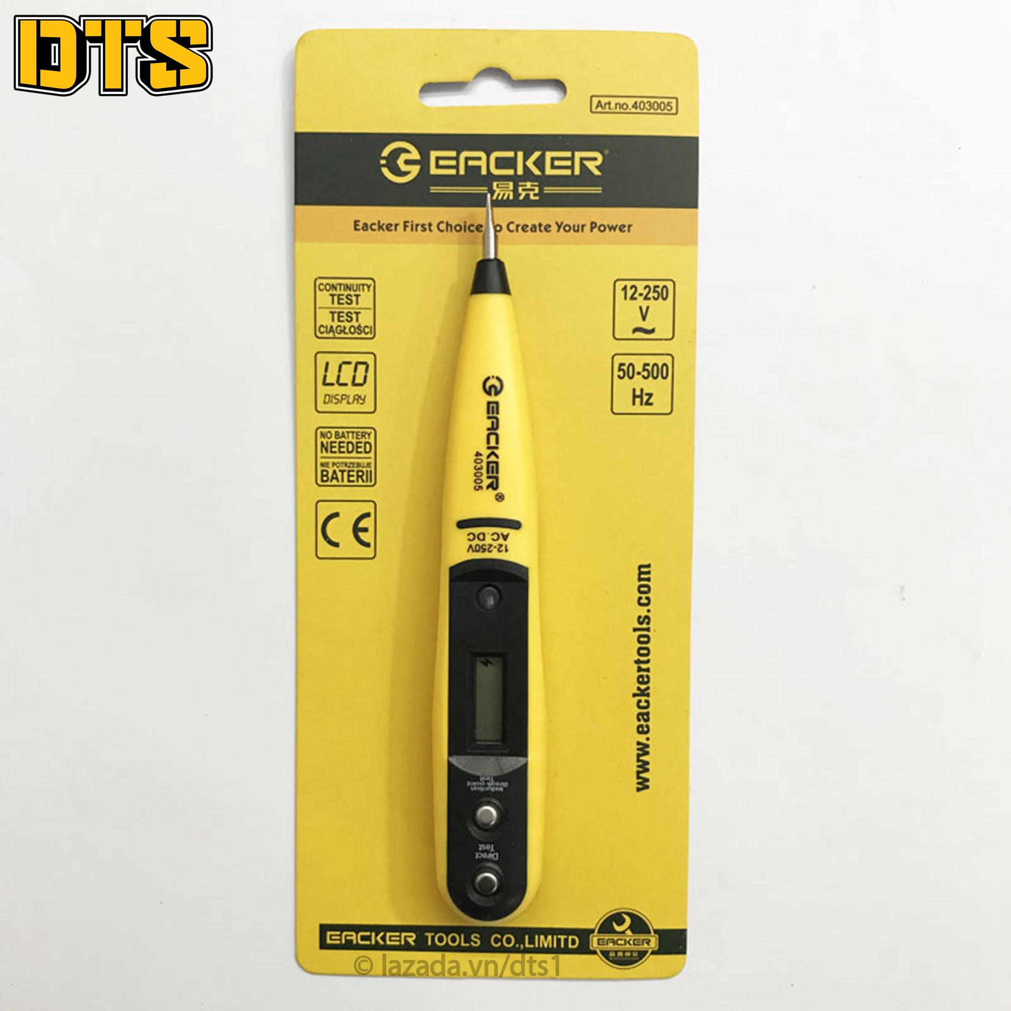 Electronic Electric Tester Displays Eacker Led Parameters - No Batteries Required