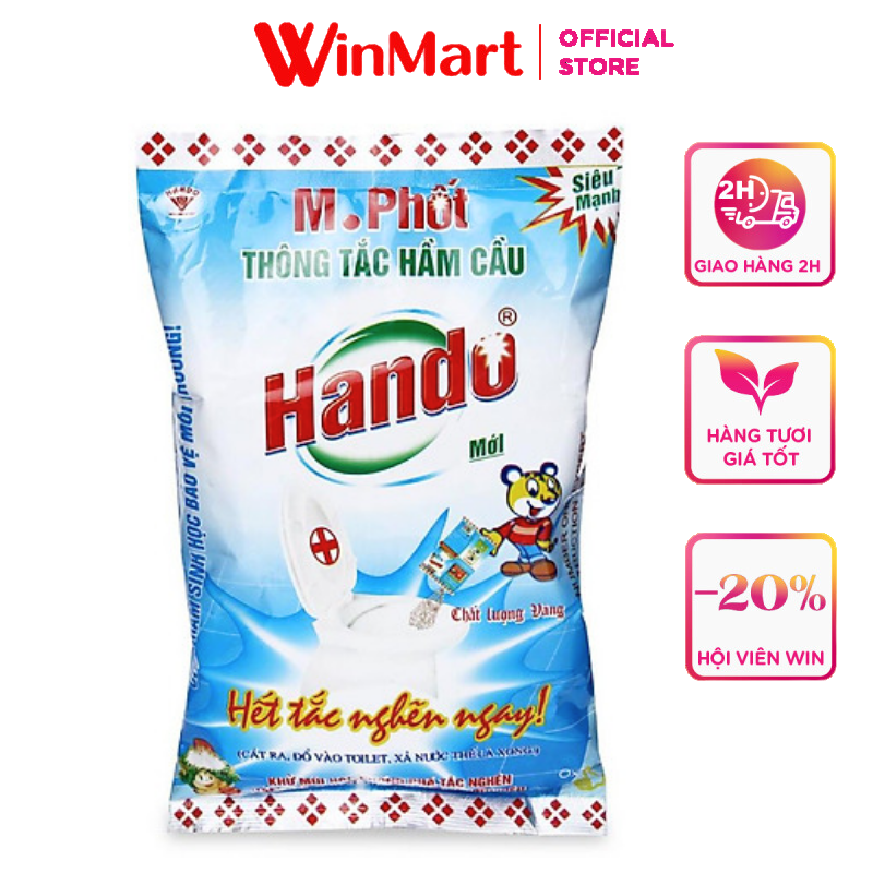 [Siêu thị WinMart] - Men bể phốt Hando dạng bột gói 300g