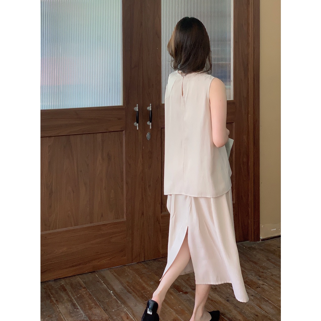 Áo lụa tơ đũi Vạt ChéoThục Uyên - Đing Đang