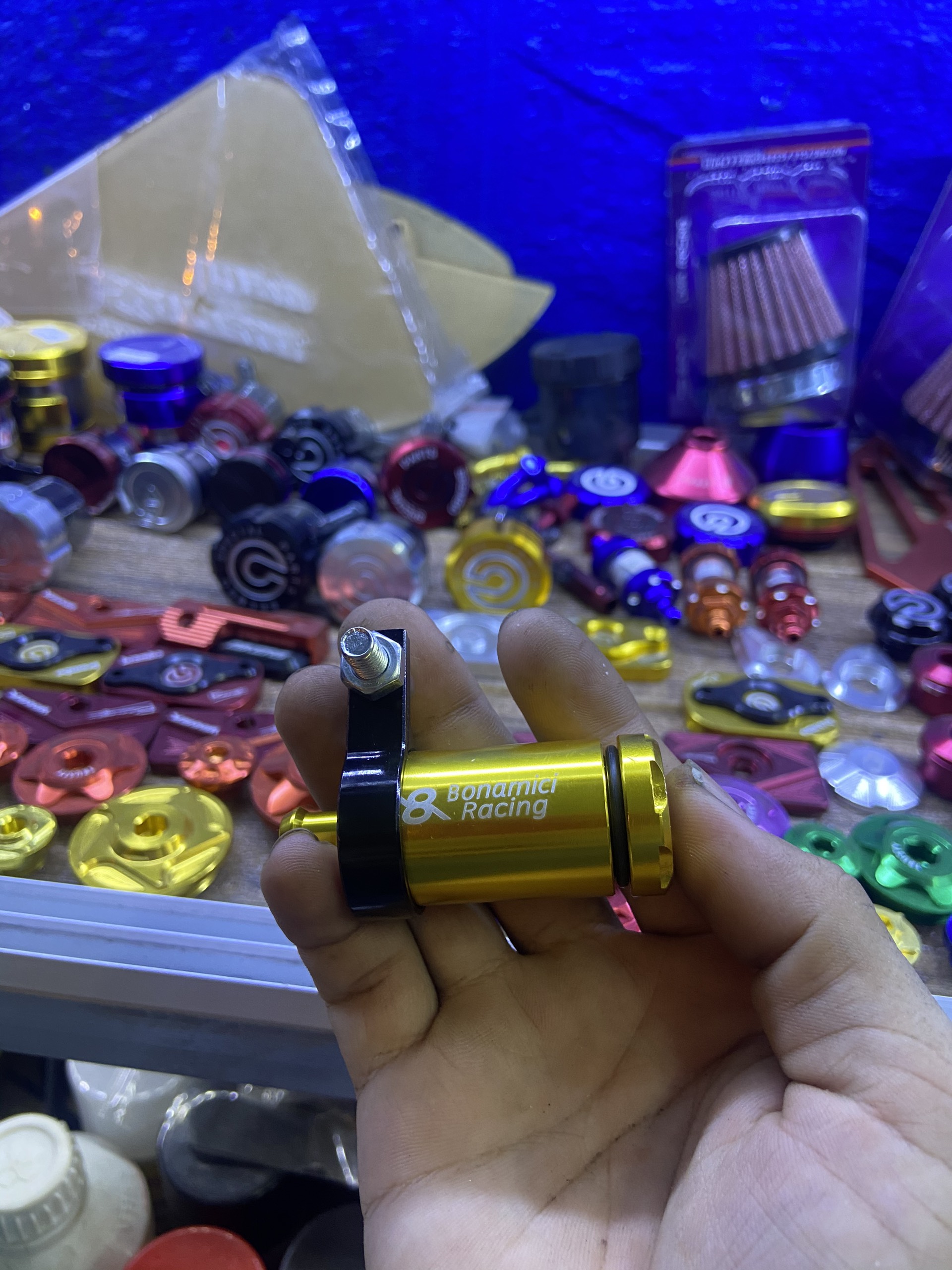 bình dầu nhôm cnc Bonamici