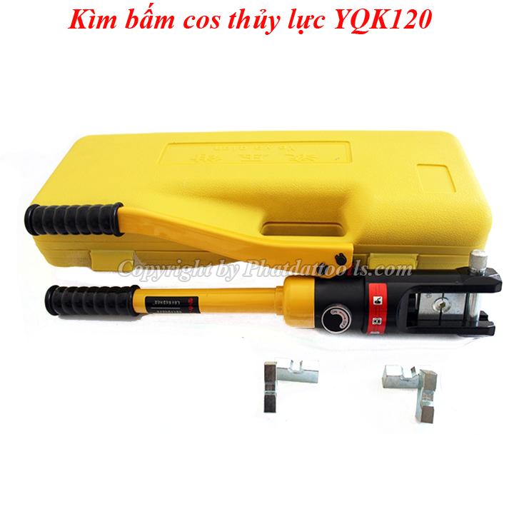 Kìm bấm cos điện thủy lực YQK120 - Phạm vi ép 10-120mm2