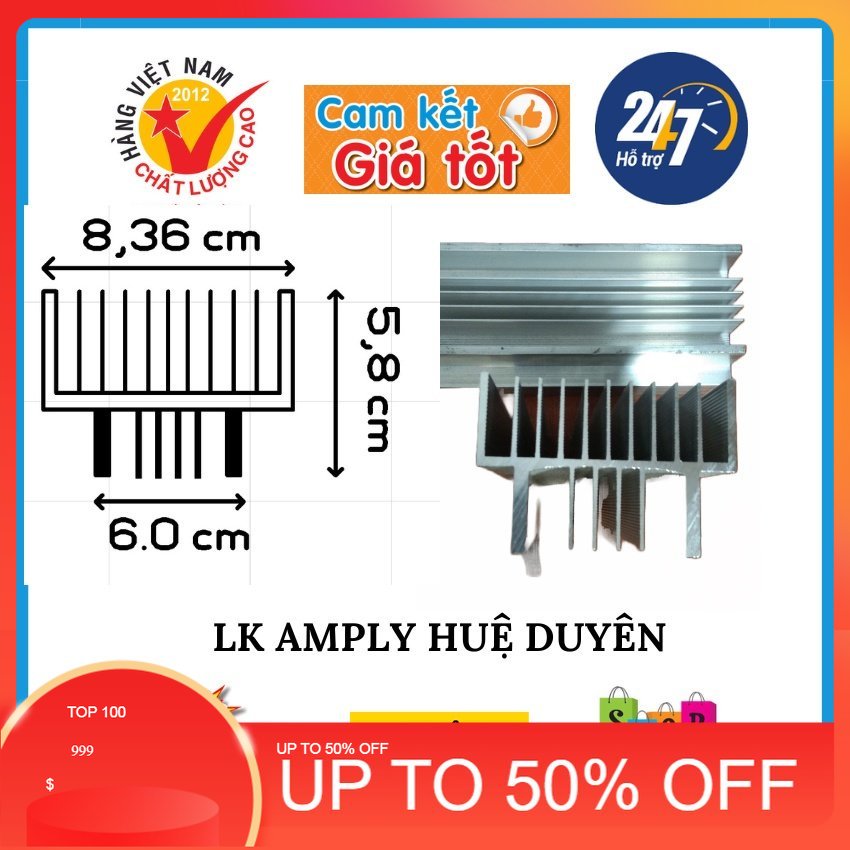 NHÔM 2U LOẠI DÀI 17CM. nhôm ráp amply. nhôm ráp công suất