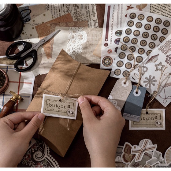 [Vintage Collection] Những set trang trí cổ điển dùng để trang trí Junkjournal