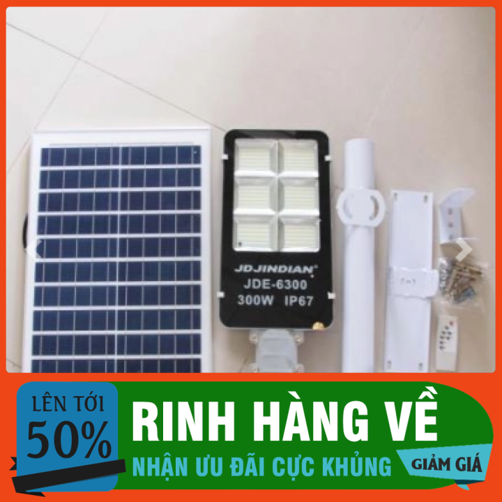 Đèn-năng-lượng-mặt-trời-jde-300w, đèn-bàn-chải-300w, đèn led năng lượng mặt trời jde-3000w.