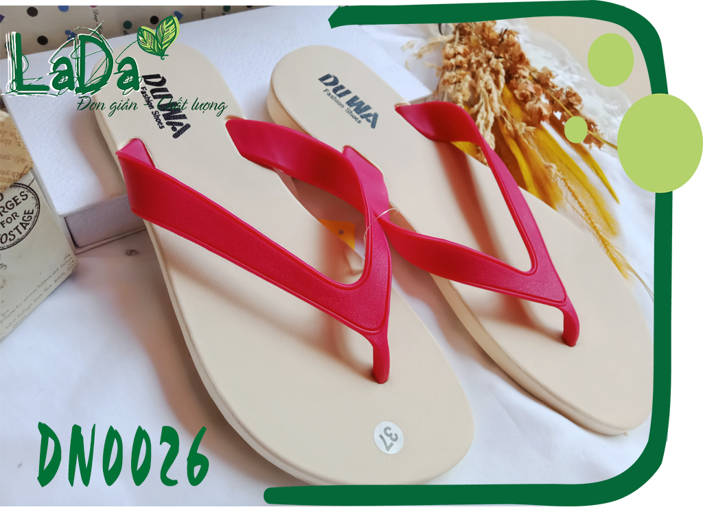 Dép Đúc Quai Kẹp Nữ Màu Trơn Siêu Bền [DN0026]