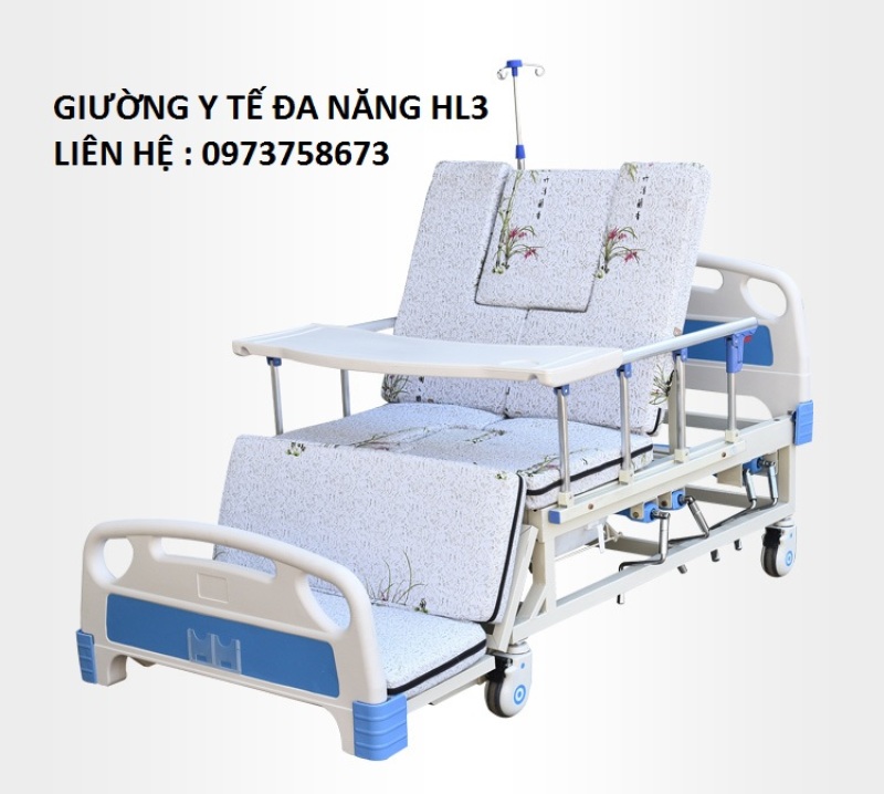 Giường y tế đa năng 4 tay quay HL3 - Giường đa năng