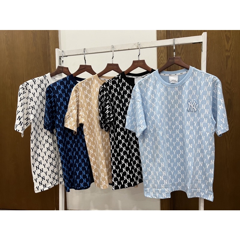 | Ảnh Thật | Áo Thun Mono Yankees Logo Thêu