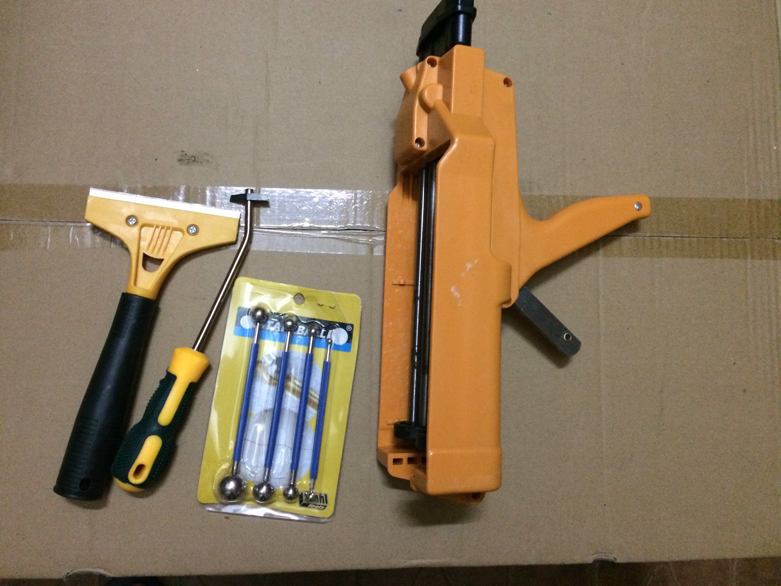 Bộ sản phẩm thi công keo chít mạch saveto (4 dụng cụ)